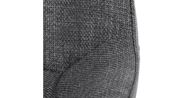 Jídelní židle NALXERXER, šedá látka, černý kov