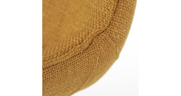 Jídelní židle NALXERXER, žlutá látka, černý kov