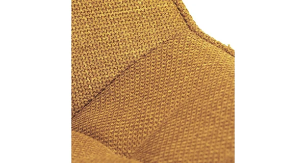 Jídelní židle NALXERXER, žlutá látka, černý kov