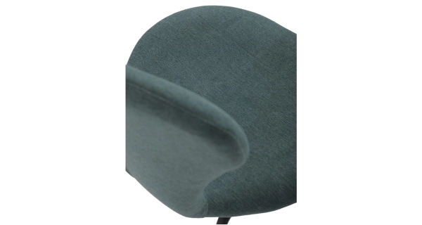 Jídelní židle ORZELXER, modrá látka, černý kov