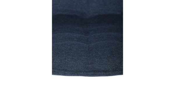 Jídelní židle QUINZELJOR, modrá látka, černý kov