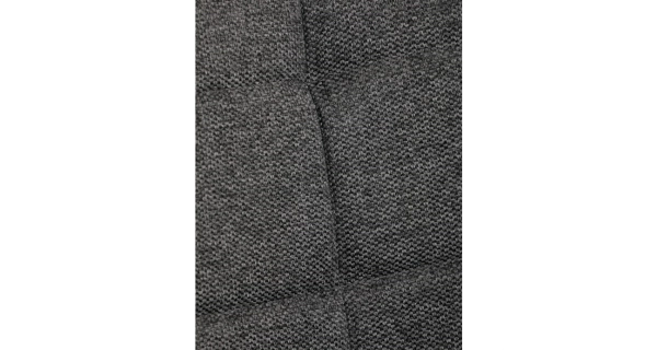 Jídelní židle QUINZELJOR, šedá látka, černý kov