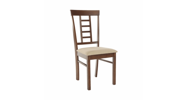 Jídelní židle RADOSTIC, ořech/béžová