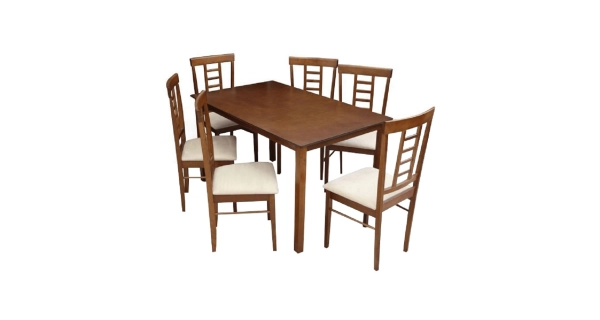 Jídelní židle RADOSTIC, ořech/béžová