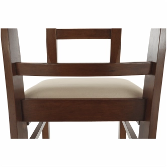 Jídelní židle RADOSTIC, ořech/béžová