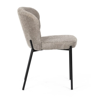 Jídelní židle RELTRON, lanýžová látka