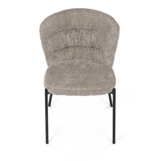 Jídelní židle RELTRON, lanýžová látka