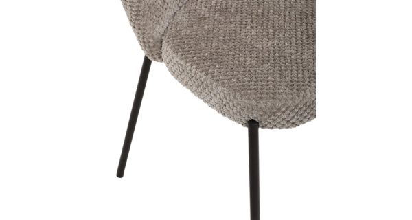 Jídelní židle RELTRON, lanýžová látka