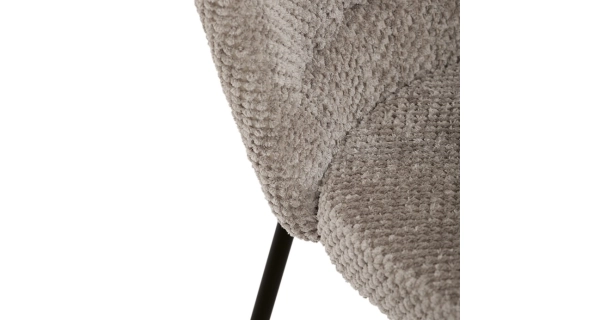 Jídelní židle RELTRON, lanýžová látka