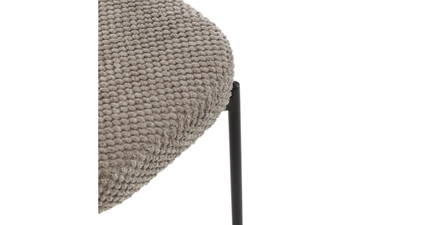 Jídelní židle RELTRON, lanýžová látka