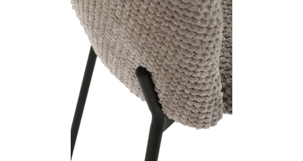 Jídelní židle RELTRON, lanýžová látka