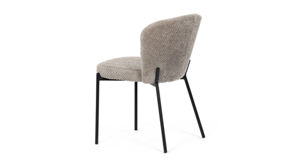 Jídelní židle RELTRON, lanýžová látka