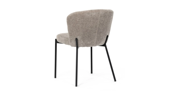 Jídelní židle RELTRON, lanýžová látka