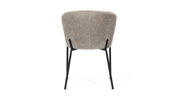 Jídelní židle RELTRON, lanýžová látka