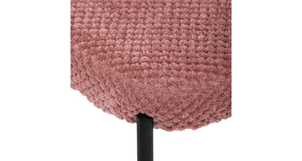 Jídelní židle RELTRON, růžová látka