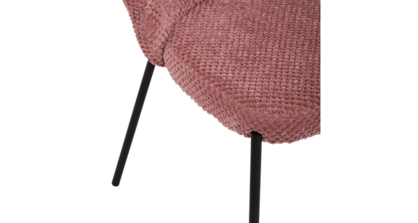 Jídelní židle RELTRON, růžová látka