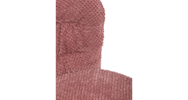 Jídelní židle RELTRON, růžová látka