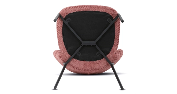 Jídelní židle RELTRON, růžová látka