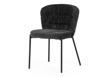 Jídelní židle RELTRON, šedá látka