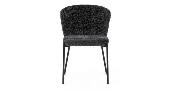 Jídelní židle RELTRON, šedá látka