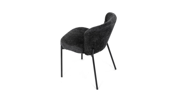 Jídelní židle RELTRON, šedá látka