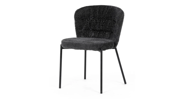 Jídelní židle RELTRON, šedá látka