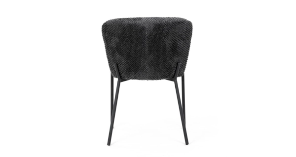 Jídelní židle RELTRON, šedá látka