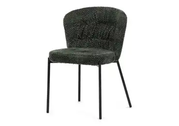 Jídelní židle RELTRON, zelená látka