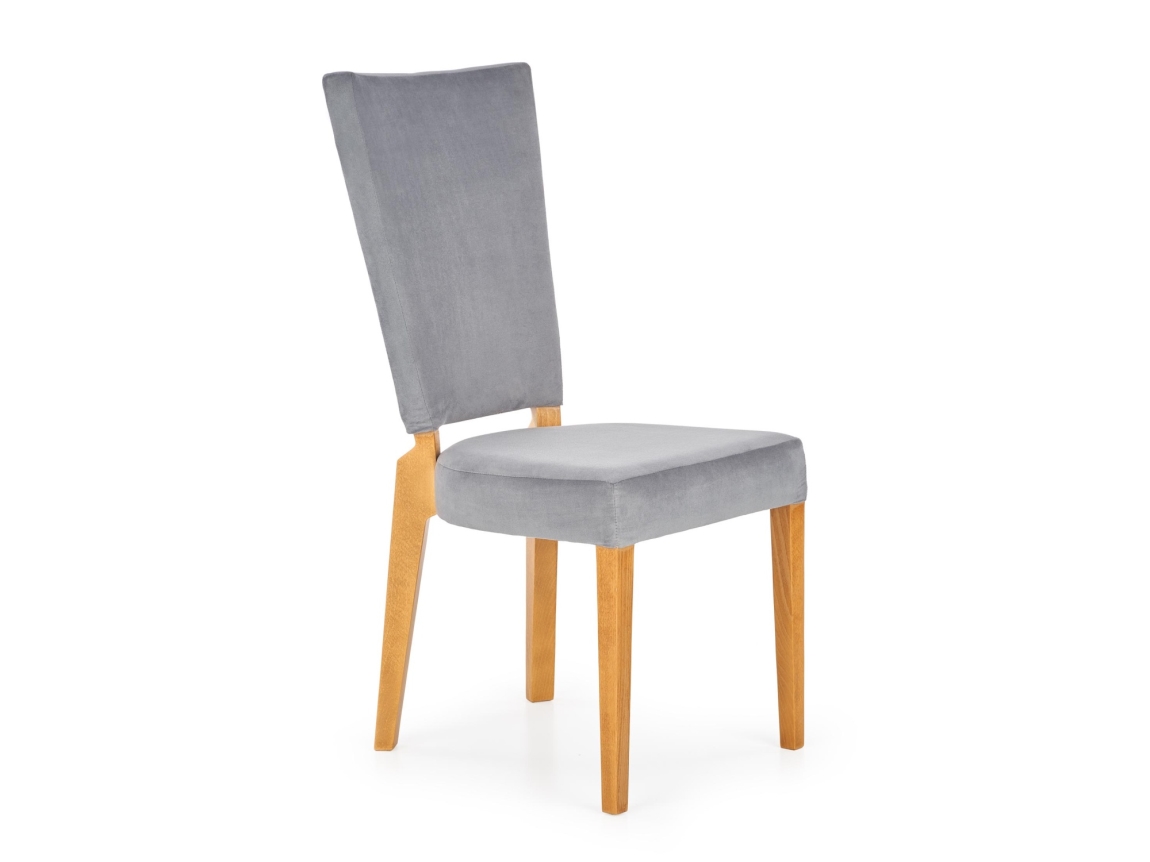 Jídelní židle TABANUS, šedá/dub medový