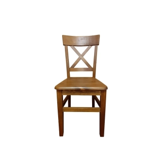 Jídelní židle RUFINA II, masiv borovice/moření: dub - II. jakost, POUZE OSOBNÍ ODBĚR