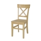 Jídelní židle RUFINA II, masiv borovice/moření: šedá