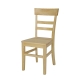 Jídelní židle RUFINA III, masiv borovice/moření: šedá