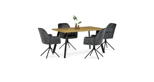 Jídelní židle SANSEVERIA, černá