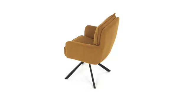 Jídelní židle SARVORUL, hořčicová látka