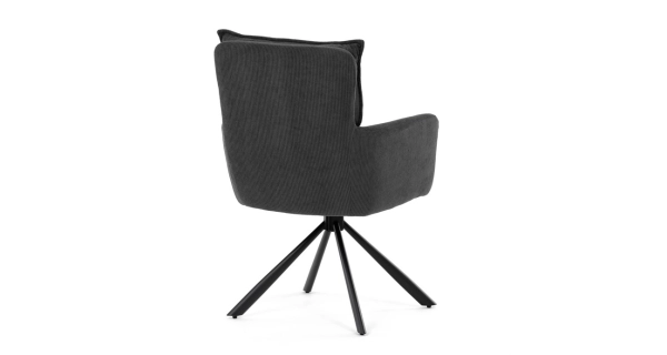 Jídelní židle SARVORUL, šedá látka