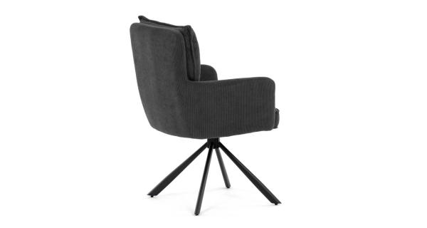 Jídelní židle SARVORUL, šedá látka