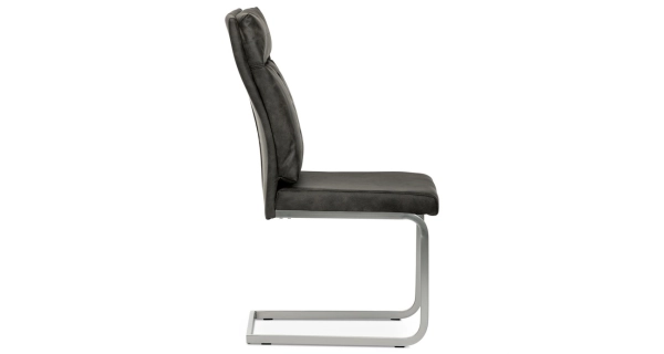 Jídelní židle SENJO, šedá látka