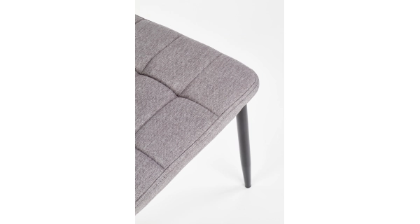 Jídelní židle SOLANGE, šedá/černá