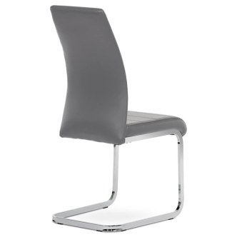 Jídelní židle SOLFIN, šedá ekokůže