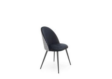 Jídelní židle STIMSON, černá/bílá
