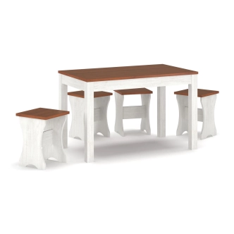 Jídelní židle/stolička – 2ks CARBONARA, borovice andersen/třešeň