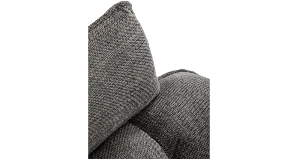 Jídelní židle TORELGAR, šedá látka, černý kov