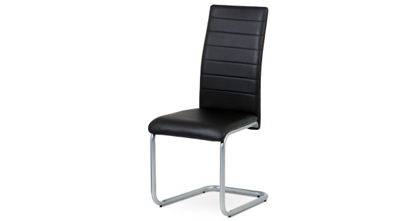 Jídelní židle TORIGON, černá/šedý lak