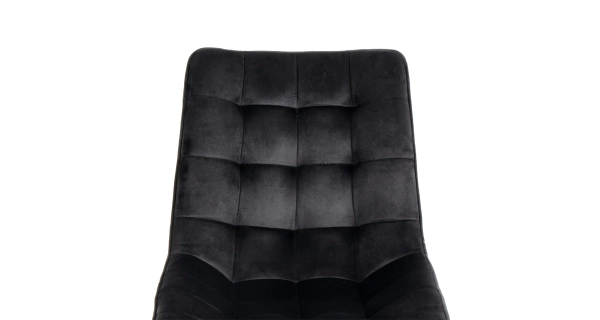 Jídelní židle TORIVEL, černá látka/kov