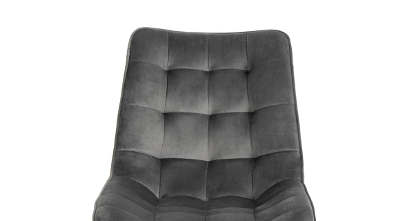 Jídelní židle TORIVEL, šedá látka/kov