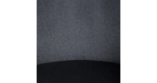 Jídelní židle TORWELCAN, šedá látka, černý kov