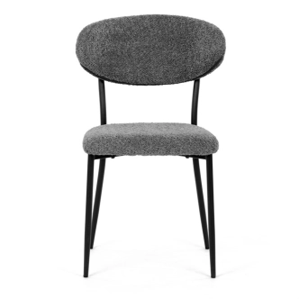 Jídelní židle TREVORA, šedá látka