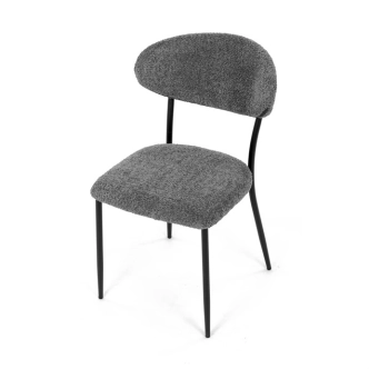 Jídelní židle TREVORA, šedá látka