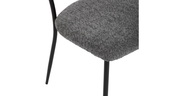 Jídelní židle TREVORA, šedá látka