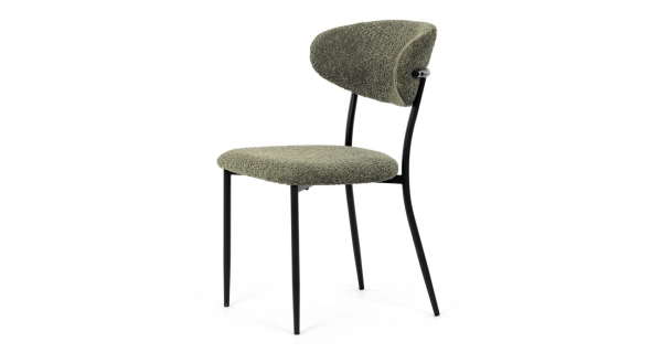 Jídelní židle TREVORA, zelená látka